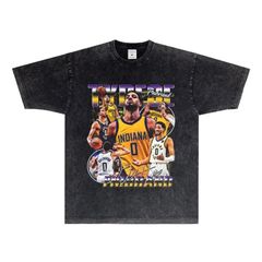 タイリース・ハリバートン NBA インディアナ ペイサーズ Tyrese Haliburton ヴィンテージ加工　Tシャツ　ラップＴ　S-3XL