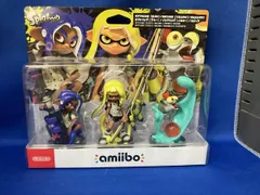 【※※※】amiibo トリプルセット【インクリング(イエロｰ)/オクトリング(ブルｰ)/コジャケ】(スプラトゥｰンシリｰズ)