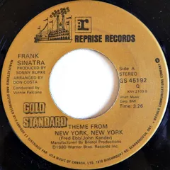 加7” Frank Sinatra Theme From New York, New York GS45192 Reprise Records /00080