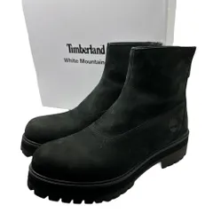 White Mountaineering×Timberland(ホワイトマウンテニアリング×ティンバーランド) Men's Mid Zip Up Boots メンズ ミッド ジップアップ ブーツ TB 0A6EZ1 8(26.0cm程度) ブラック 箱付