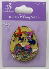 【中古】バッジ・ピンズ ミッキーマウス＆ミニーマウス ピンバッジ 「ディズニー・イースター2018」 東京ディズニーシー限定