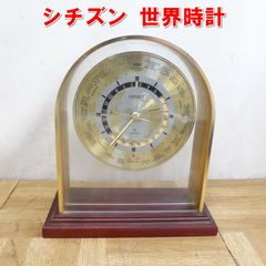 希少レア RHYTHMリズム 世界時計 機械式置時計 - メルカリ