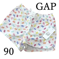 タグ付き新品　GAP　ギャップ　ベビー服　 ショートパンツ パイナップルプリント 白 90