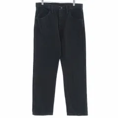 古着 ラスラー RUSTLER ブラックデニム ストレートデニムパンツ メンズw33相当/eaa403487