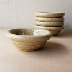 ✻小鉢 5個セット　( 小鉢 豆小鉢 豆鉢 こね鉢 捏ね鉢 古瀬戸 瀬戸 黄瀬戸 民藝 作家 )