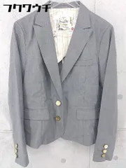 ◇ mysty woman ミスティウーマン 長袖 テーラード ジャケット サイズM グレー レディース 【中古】 【1104070009488】