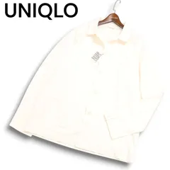 【新品 未使用】 UNIQLO ユニクロ 通年★ ウォッシュ ジャージー ワーク ジャケット Sz.XL メンズ 大きいサイズ