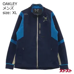 OAKLEY オークリー ジップジャケット スカル ネイビー系 XL 
