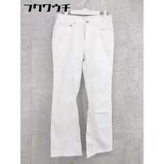 ◇ MACPHEE マカフィー TOMORROWLAND カットオフ ストレッチ パンツ サイズ36 ホワイト レディース 【中古】 【1101040110878】