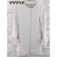 NOLLEY'S light＊ノーカラーコート　ファー付き！ ノーカラーコート｜ジャケット/アウター｜NOLLEY'S MALL