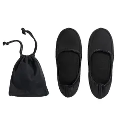 ☆ ブラック ☆ L(25.5-26cm) ☆ 携帯スリッパ 室内履き 洗える 携帯スリッパ レディース 折りたたみ 折り畳み 学校行事 参観日 ルームシューズ スリッパ 携帯用スリッパ 室内履き 学校 フォーマル 入学式 卒業式 洗える 洗濯可 授業参観