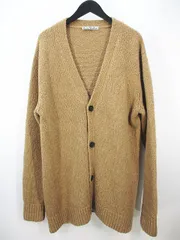 アクネ ストゥディオズ Acne Studios 長袖 ニットカーディガン M ベージュ 無地 Vネック ボタンのサムネイル