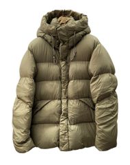 テンシー Ten c ALPINE DOWN JACKET アルパイン ダウン ジャケット ガーメントダイナイロン ジップアップ アウター 緑 TC-J1128 サイズ 48 ジャケット 無地 カーキ 104MT-1422