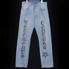 VETEMENTS COUTURE STRAIGHT LEG DENIM Sサイズ インディゴ MA52PA720Bのサムネイル