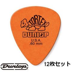 Jim Dunlop  ギターピック 0.6mm オレンジ 12枚セット