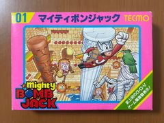 TECMO  マイティボンジャック　箱説付き　ファミコンソフト