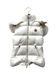 美品⭐️モンクレール ファーダウンベスト GALLINULE 白 4D268 - メルカリ