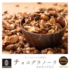 【カカオのONES】チョコグラノーラ 600g(300g×2) ザクザク 食感 食物繊維 朝食 シリアル 美容 健康 栄養補給 おやつ ※のサムネイル