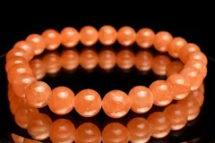 【１点物】SA級☆超希少ナイジェリア産 リチオフィライト 7.5mm ブレスレット パワーストーン 天然石 _L5531