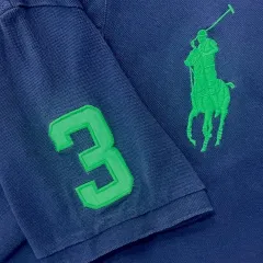 ポロ Ralph Lauren(ラルフローレン) ビッグロゴ 半袖 ピケTシャツ （ L ）