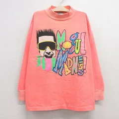 古着 オーシャンパシフィック OP 長袖 ビンテージ Tシャツ キッズ ボーイズ 子供服 80s 男性 Mogul モックネック ハイネック オレンジ系 24のサムネイル