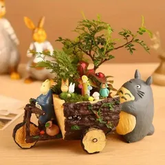 となりのトトロ キャンプファイヤー プランター 未使用品 箱あり レア ジブリ となりのトトロ キャンプファイヤー プランター 未使用品 箱あり
