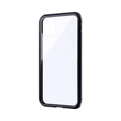 iPhone 11 Pro Max ガラス＆アルミケース「SHELL GLASS Aluminum」 ブラック