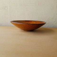 飴 平茶碗【 瀬戸焼 瀬戸 古瀬戸 茶碗 平碗 碗  鉢 平鉢 作家 】