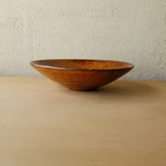 飴 平茶碗【 瀬戸焼 瀬戸 古瀬戸 茶碗 平碗 碗 鉢 平鉢 作家
