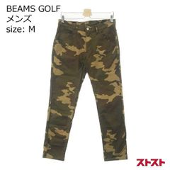 新品✨BEAMS GOLF バンダナパターン パンツ ストレッチ ベージュ M