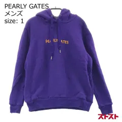 ○★新品未使用　PEARLY GATES　裏起毛パーカー　0　ネイビー ○☆新品未使用 PEARLY GATES 裏起毛パーカー 0 ネイビー 2025年最新
