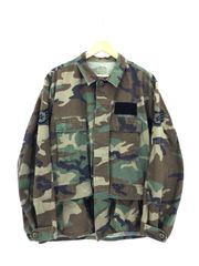 ユーエスアーミー U.S.ARMY アメリカ軍 ウッドランドカモBDUジャケット メンズ  M-R