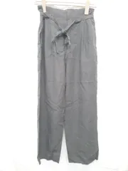 ◇ ⊂ ◎ BEAUTY & YOUTH ビューティアンドユース ハイウエスト イージー パンツ サイズM ブラック レディース E  【1507010014793】