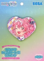 【中古】バッジ・ピンズ 桃井愛莉 キラキラビッグハート型缶バッジ“ミュージックビデオ”Vol.1 「プロジェクトセカイ カラフルステージ! feat. 初音ミク」