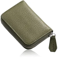 [ムラ] カードケース クレジットカードケース スキミング防止 イタリアンレザー (グリーン)