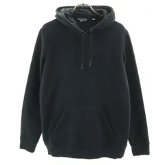 プーマ 3Dロゴ 長袖 スウェットパーカー XL ブラック PUMA 裏起毛 レディース