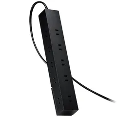 新品 エレコム 電源タップ 回転機能タップ 雷サージ付 ホコリシャッター付 固定＆吊下可能 上面5個口 側面5個口 計10個口 5.0m ブラック T-KF04-21050BK