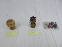 送料込み 置き物 三春駒 3点セット 中古品