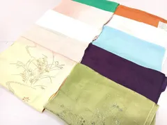 平和屋着物★和装小物　上質な帯揚げ　10枚セット　逸品　CAAL0677xi