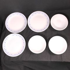 CORELLE コレール モーニングブルー 食器 6点セット プレート サラダボウル