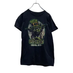 半袖 プリント Tシャツ レディース S～ ブラック ヨーダ スターウォーズ キャラクター 古着卸 アメリカ仕入 a506-6698