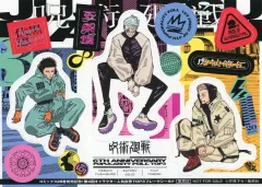 【中古】シール・ステッカー 虎杖悠仁＆伏黒恵＆五条悟 第4回キャラクター人気投票TOP3 フレークシールシート 「コミックス 呪術廻戦 第28巻」 対象書店購入特典