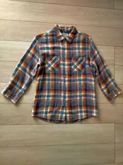 NANO UNIVERSE ナノユニバース チェックシャツ L