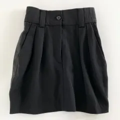 【美品】MIUMIU ミュウミュウ　台形スカート　ブラック ミュウミュウ 台形スカート レディース SIZE 40 (M) MIUMIU 中古