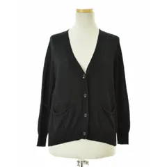 【MARGARETHOWELL】578-9164004 コットンリネン ニット長袖カーディガン