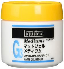 【迅速発送】リキテックス(Liquitex) アクリル絵具マットジェル メディウム 300ml