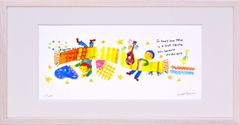 美品 Clyv クリーブ ゴールデンハート 絵画 版画 額装 499/s800 - メルカリ