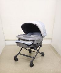 ネムリラAT BEDi Long スリープシェル EG ミンティブルーBL コンビ 電動ハイローチェア 新生児OK クリーニング済み D4230229