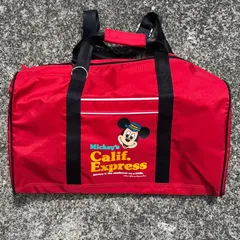 80s 90s vintage disney mickey boston bag red