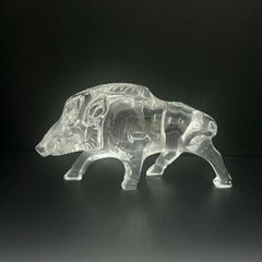 【美品】Baccarat バカラ　干支　干支シリーズ　 亥　猪　いのしし　置物　ガラス　フィギュリン　クリスタル